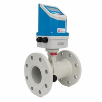 High Stability 4-20mA OCT 90~230VAC Inline Digital Flow Meter Stainless Steel Chemical Liquids Water Oil Sodium Hydroxide OEM