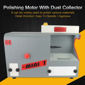 Bench Polishing Machine Bench Grinder for Jewelry Polishing Machine with Dust Collector Polishing Motor