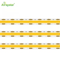 Bande COB LED Flexible haute luminosité, CRI90, 5mm 8mm, 400LEDs/m, 24v, COB, pour éclairage de placard