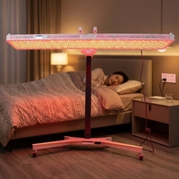 Lit de thérapie LED à infrarouge proche 7 spectres, écran tactile LCD de conception nouvelle, 3000 W, panneau de thérapie par lumière rouge pour tout le corps