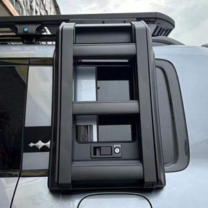 Nouveau design Kits de carrosserie automobile de haute qualité <span class=keywords><strong>Garde</strong></span> en aluminium Échelle pliante noire pour BYD Leopard 5 Échelle pliante - Product Image 4