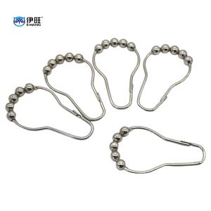 Crochets de rideau de salle de bain, anneaux ronds pour rideau de douche, crochets de rideau de douche antirouille, lot - Product Image 4