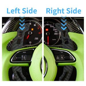 Pales de changement de vitesse en fibre de carbone magnétique pour <span class=keywords><strong>Audi</strong></span> A4/A5/S4/S5/RS4/RS5 B9/B9.5 PA 2016-2023, pales de changement de vitesse en fibre de carbone véritable - Product Image 6