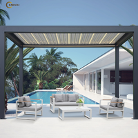 KAKADU Supports d'angle en alliage d'aluminium 6063-T5 pour pergola murale extérieure, thermolaqués, épaisseur 1,5-2,0 mm, personnalisables