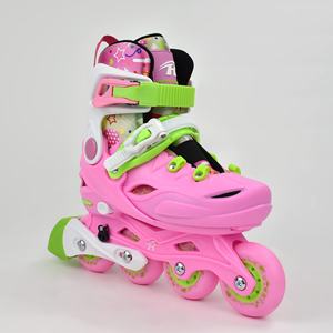 Patins à roulettes d'extérieur HEAD pour enfants, chaussures <span class=keywords><strong>de</strong></span> patinage en ligne à quatre roues réglables en PU, en promotion - Product Image 1