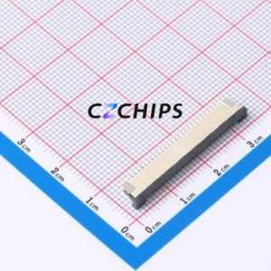 FPC-1.0AS-26PWCR-H25 FFC/FPC Connector SMD,P=1mm,Horizontal Mount Connector Drawer Type Top Contact 26P 1mm - Product Image 1