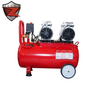 ZELDA ZD6002-50L Mini Compresor de Aire Industrial Portátil de 220V, 8 Bar, Sin Aceite, Silencioso, Refrigerado por Aire, Motor de 1200W, OEM Personalizable, en Oferta - Product Image 2