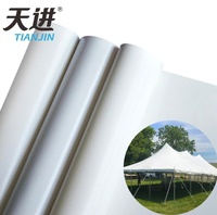 Tissu de tente imperméable de haute qualité 750 GSM, populaire, best-seller de TianJin, durable, pour les aventures en plein air, tissu de tente enduit de PVC