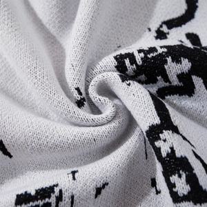 <span class=keywords><strong>Pull</strong></span> de mode streetwear américain pour hommes, <span class=keywords><strong>vintage</strong></span>, ourlet effiloché, décontracté, ample, à manches longues, en tricot - Product Image 4