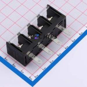 DBT40H-13.0-4P-BK-P Barrier Terminal Block P=13mm Connector ( Pitch: 13mm )( Rated Current: 40A )( Rated Voltage: 600V ) - Product Image 1