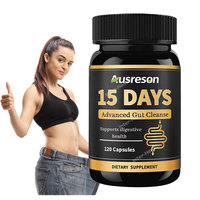 Ausreson OEM – Capsules Détox et Nettoyage du Côlon en 15 Jours – Compléments Alimentaires à Base de Plantes pour la Santé Digestive et l'Amincissement – Capsules de Nettoyage Intestinal en 15 Jours