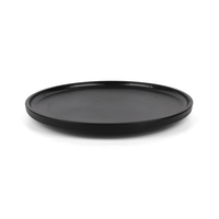 Assiette en mélamine durable et écologique pour usage commercial et domestique, design classique avec motif végétal, ronde, haute qualité, facile à nettoyer
