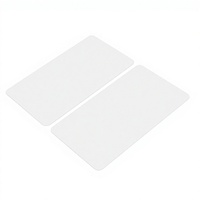 Carte de membre professionnelle en PVC imprimable sans contact, intelligente, RFID NFC 125kHz/13.56MHz, mini-étiquette, puce T5577, étanche, pour hôtel