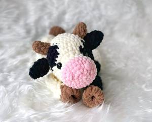 Edredón de animales de ganchillo de chenilla personalizado, el primer juguete del bebé Lovey relleno 100%, edredón de animales grandes de ganchillo hecho a mano - Product Image 5