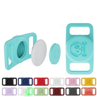 Étui de protection anti-perte pour GPS Tracker étui de support de collier en Silicone pour apple airtag Locater pour animaux de compagnie