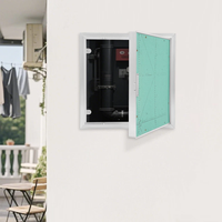 Plaque d'accès extérieure moderne en aluminium, résistante à la rouille, durable, pour câblage électrique, pour plaques de plâtre, installation facile