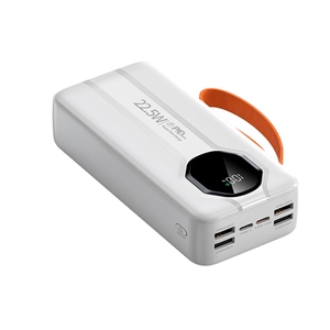 Mới nhất xách tay Powerbank 30000mAh 22.5 Wát sạc nhanh hiển thị kỹ thuật số bốn USB Loại C Đầu ra PD ngân hàng điện 30000mAh với dòng - Product Image 2