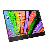 Écran de téléphone portable pour jeux 15,6 pouces 1080p Full HD, écran tactile étendu, écran LCD IPS anti-lumière bleue, écran supplémentaire portable