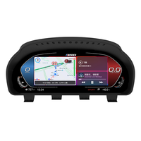 Pannello Digitale LCD per Cruscotto Auto, Quadro Strumenti Virtuale, Tachimetro per BMW Serie 5 6 7 F10 F06 F01 X3 X4 X5 con Navigazione GPS