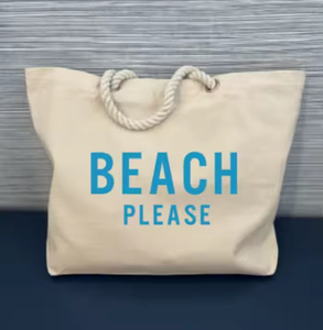 Sac de plage surdimensionné en toile de coton naturelle, écologique, isolé, avec logo personnalisé, pour le shopping, le week-end, unisexe - Product Image 3