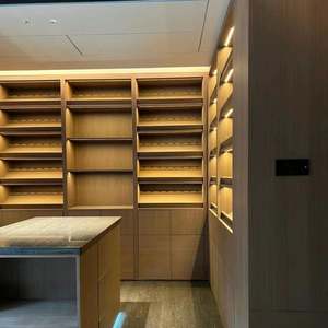 Mueble de Madera para Vinos, Estilo Rústico, para Comedor, Sala de Estar o Bar, con Paneles de Melamina, Madera Contrachapada y Aglomerado - Product Image 4