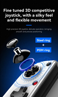 Manette de jeu pour téléphone portable D11S avec ventilateur de refroidissement, boutons arrière programmables, contrôleur de jeu télescopique pour Android/IOS/SWITCH