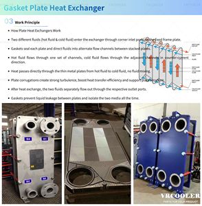 Scambiatori di Calore a Piastre con Connettore a Flangia OEM ODM ad Alta Efficienza di Scambio Termico per l'Industria Chimica - Product Image 3