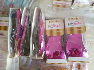 Offre Spéciale Or, argent, rose, violet galvanoplastie Démêlant Brosse À Cheveux Avec finition chromée, économique métallique brosse à cheveux - Product Image 4