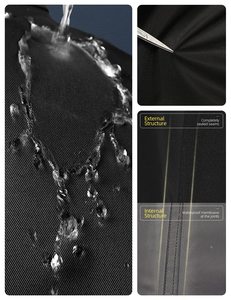 Chaqueta Impermeable Ligera para Lluvia con Capucha Reflectante y Plegable, para Hombres y Mujeres Adultos - Product Image 4