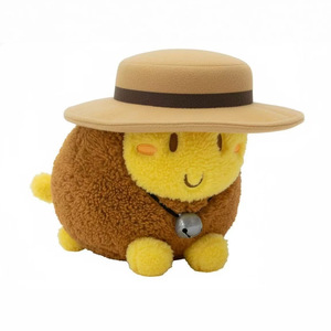 <span class=keywords><strong>Peluche</strong></span> a forma di ape <span class=keywords><strong>con</strong></span> cappello, modello Thomas, giallo, regalo - Product Image 1
