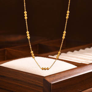 Parures de bijoux de luxe en acier inoxydable 316L plaqué or 18 carats, inaltérables et résistantes à la décoloration, haute qualité, pour femmes - Product Image 4