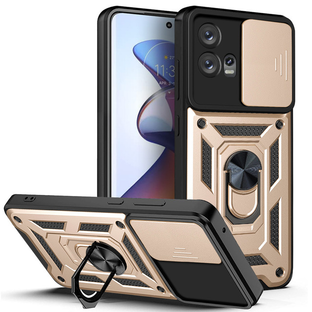 Shockproof Hard PC Cell Phone Case for Tecno Camon 18 19 20 Premier Metal Ring Holder Back Cover for Tecno Spark 8 9 10 Pro