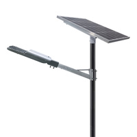 Lampu Jalan Tenaga Surya Tiang Pilar Kaca Tempered dengan Pencahayaan dari Senja hingga Fajar, Tinggi 5-9M, Braket Lengan, Kolom Terpisah, Arab Saudi