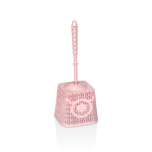 Ensemble de brosses pour placard en tricot durable avec brosse de toilette en plastique Support décoratif Ensembles de quincaillerie pour salle de bain pour un nettoyage efficace de la salle de bain - Product Image 2