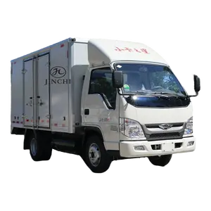 Small Size van Truck FOTON Gasoline Fuel Type Cargo Van Box Truck for Sale in Peru