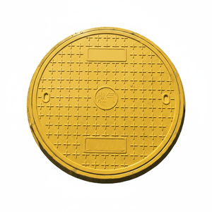 Servicio OEM para Tapa de Alcantarilla Cuadrada de Hierro Dúctil Negro SG Marca DCI EN124 D400 C250 con Recubrimiento Epoxi para Uso en Carreteras, Tamaño y Forma Personalizados - Product Image 1