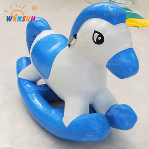 Winsun <span class=keywords><strong>poney</strong></span> gonflable scellé cheval à bascule saut à cheval équitation nouveaux jouets animaux gonflables pour les enfants - Product Image 5