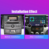 11.8 "Berlian tombol ganda 2K QLED Screen 2 Din Android Car Radio untuk Ssangyong Korando 2010-2013 Stereo Auto Carplay Android