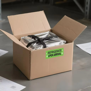 Autocollant personnalisé pour réfrigérateur : Réfrigérer à l'arrivée pour produits cosmétiques, sérums, vitamines injectables et produits de beauté - Product Image 4