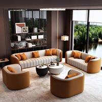 Canapés modernes de luxe, nouveaux modèles, en cuir, meubles pour la maison, canapés modulaires 1 à 4 places pour la maison, l'hôtel et la réception