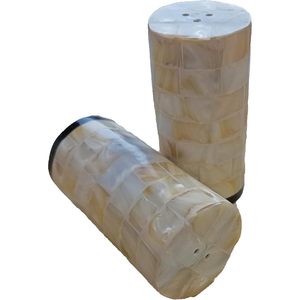 PARIJAT Artisanat Unique Mère Perle Salière Poivrière Ensemble Élégant Distributeur Bar Cuisine Vaisselle pour Restaurants Hôtels - Product Image 5