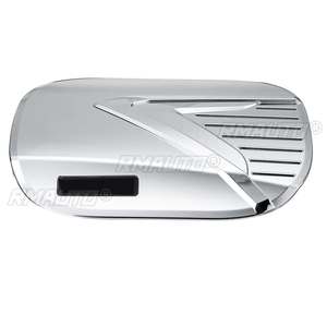 Cubierta de la tapa del tanque de combustible ABS cromada, embellecedor de estilo para coche, tapa protectora de aceite y combustible para Hyundai Palisade 2019-2020, accesorios para coche - Product Image 2