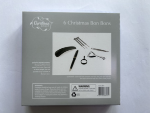 Giá rẻ Đảng trang trí quà tặng giáng sinh bao bì giấy sang trọng vàng tùy chỉnh giáng sinh <span class=keywords><strong>Cracker</strong></span> - Product Image 5