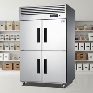 Réfrigérateur commercial vertical en acier inoxydable avec refroidissement par air pour crème glacée, boulangerie et pâtisserie - Product Image 5