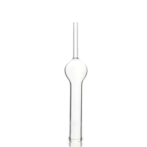 Tubo de secagem de vidro borosilicado tiandi labs 145mm com uma lâmpada