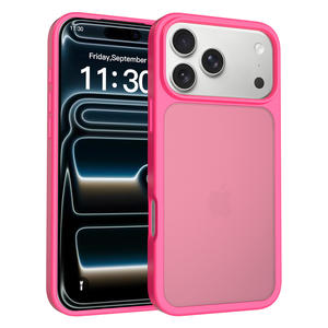 Coque de protection transparente mate en TPU souple au toucher doux pour <span class=keywords><strong>iPhone</strong></span> 17 16 15 <span class=keywords><strong>14</strong></span> Pro Max - Product Image 3