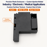 Composants de boîtier en plastique OEM moulés par injection, haute précision et durabilité, en ABS, PP, HDPE, adaptés à diverses applications