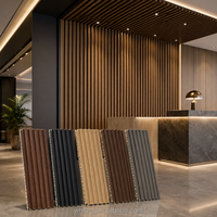 Paneles Separadores de Plástico 3D, Panel de PVC para Revestimiento de Paredes, Diseño Decorativo WPC para Paneles de Pared Interiores, Alternativa a la Madera