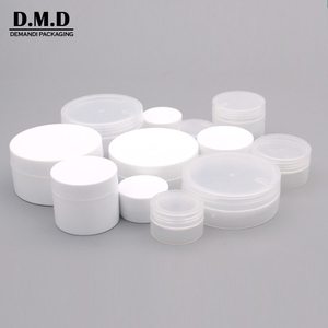 Biểu Tượng Tùy Chỉnh 10Gram 30 Ml 50Ml <span class=keywords><strong>100</strong></span> <span class=keywords><strong>Gram</strong></span> Phong Cách Phẳng Mờ Nhựa PP Lip Balm Kem Lọ Với Nắp Màu Trắng Nắp Tròn - Product Image 2