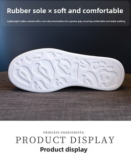 Baskets blanches en cuir véritable pour femme, nouvelle collection 2026, respirantes, avec bande élastique, toutes saisons, légères, à semelle plate et confortables - Product Image 6